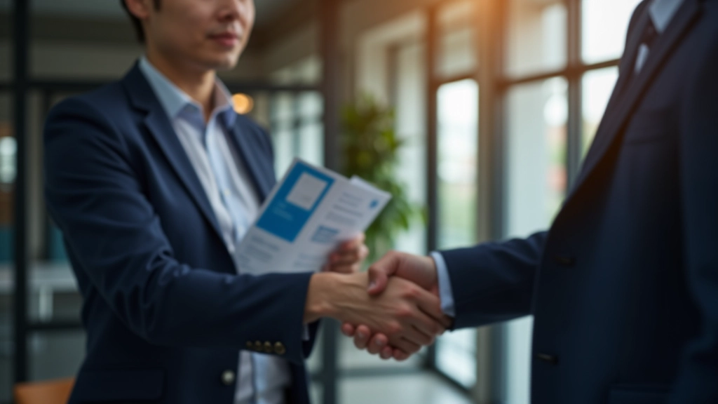 Pracovník s modrou kartou při jednání se zaměstnavatelem v kanceláři