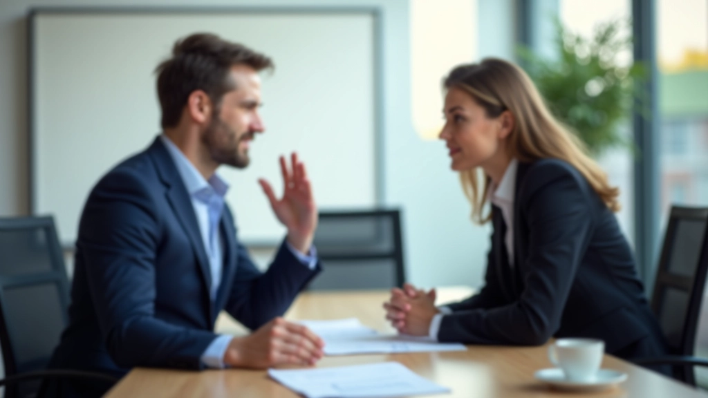 Pracovníci diskutují při jednání o zvyšování mezd a pracovních podmínkách v zasedací místnosti